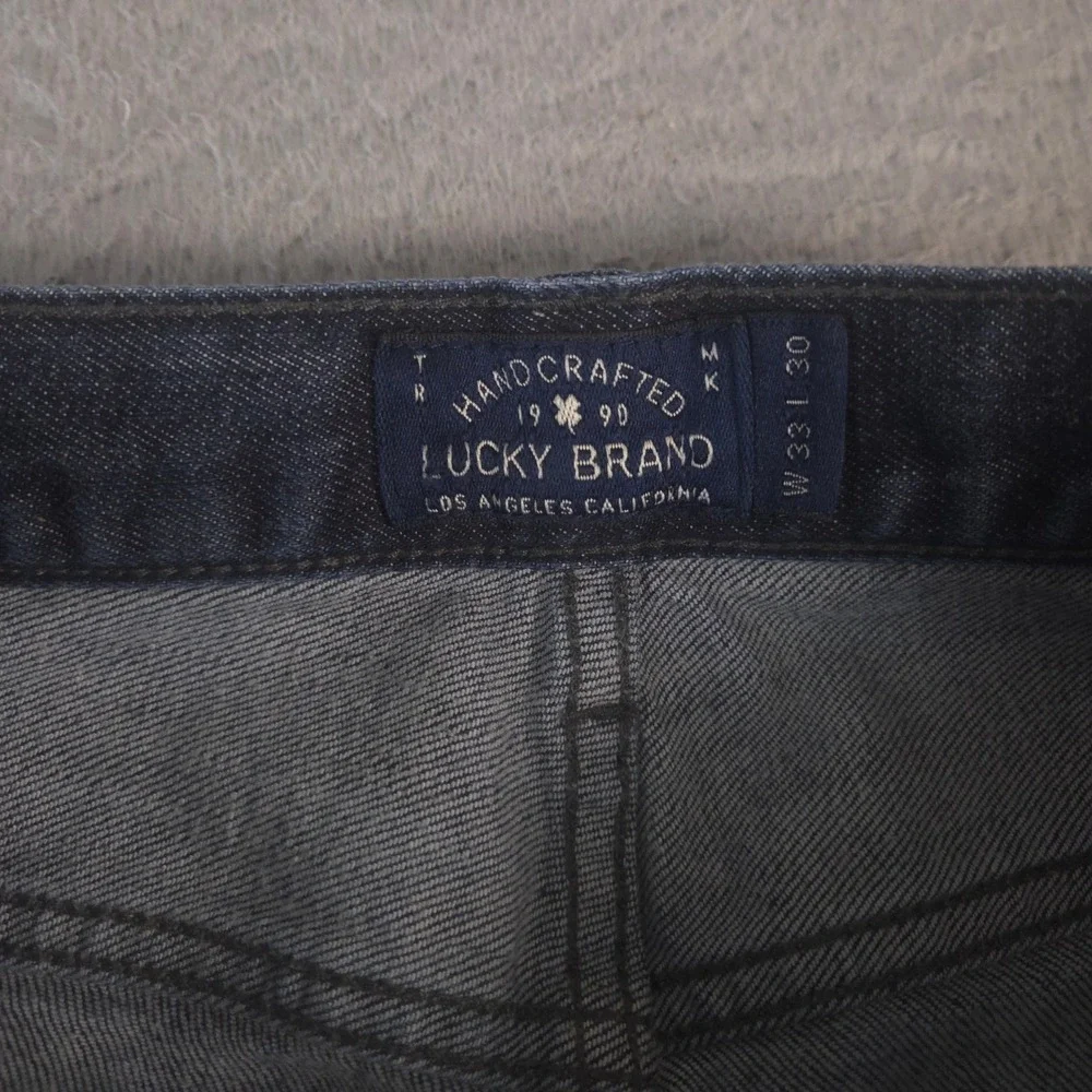 Lucky Brand Jeans Mens 33x30 Blue 121 Heritage Slim Premium Italian Denim Casual